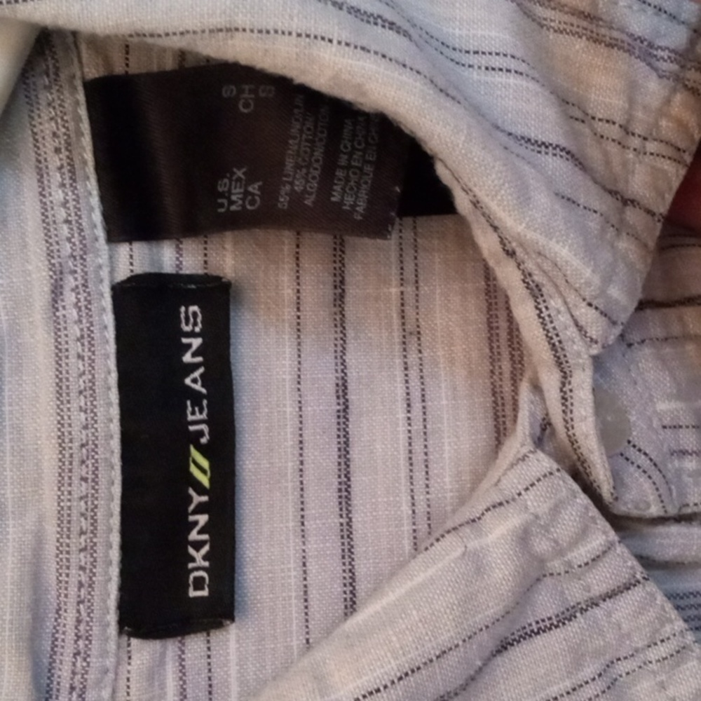 DKNY Jeans button down - Picture 2 of 4